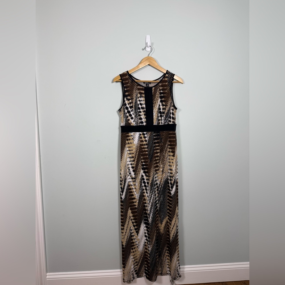 Women's Alyx Animal Print Long Dress Size M